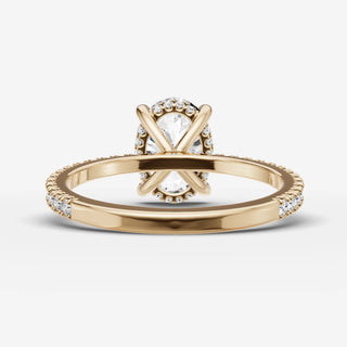Hidden Halo & Pave - Oval