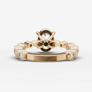 Vintage Pave - Oval