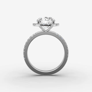 Halo & Pave - Round