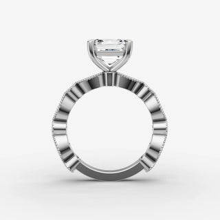 Vintage Pave - Asscher