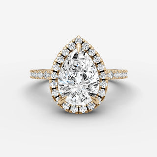 Halo & Pave - Pear