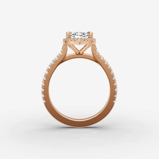 Halo & Pave - Marquise