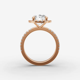 Halo & Pave - Round