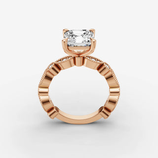 Vintage Pave - Asscher