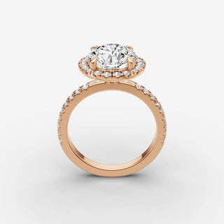 Halo & Pave - Round