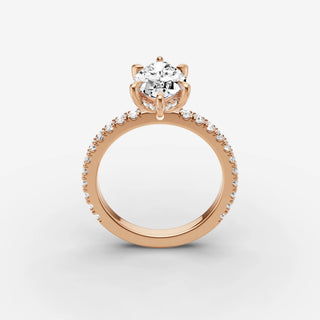 Hidden Halo & Pave - Marquise