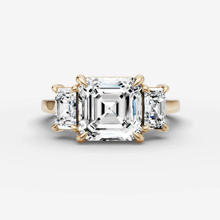Three Stone - Asscher