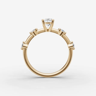 Dainty Pave - Oval